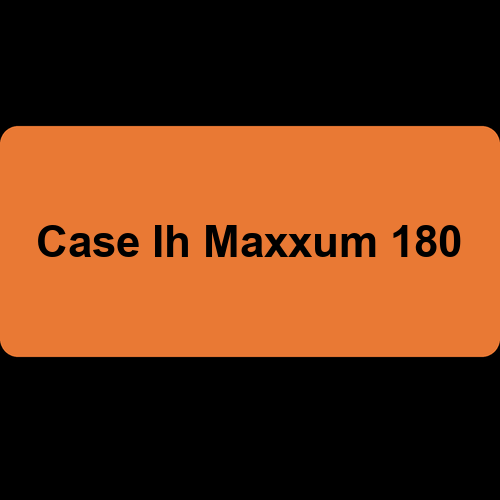 Case Ih Maxxum 180